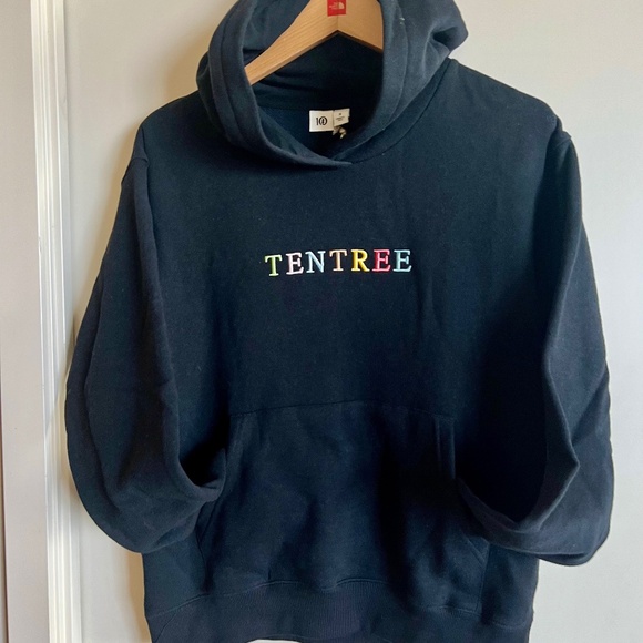 TenTree Hoodie with Rainbow Logo BNWT - Picture 1 of 4